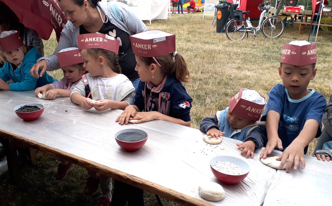 Die ANKER-Kinderbackstation am Wiener Donauinselfest hat wie jedes Jahr auch heuer für viele leuchtende Kinderaugen gesorgt.