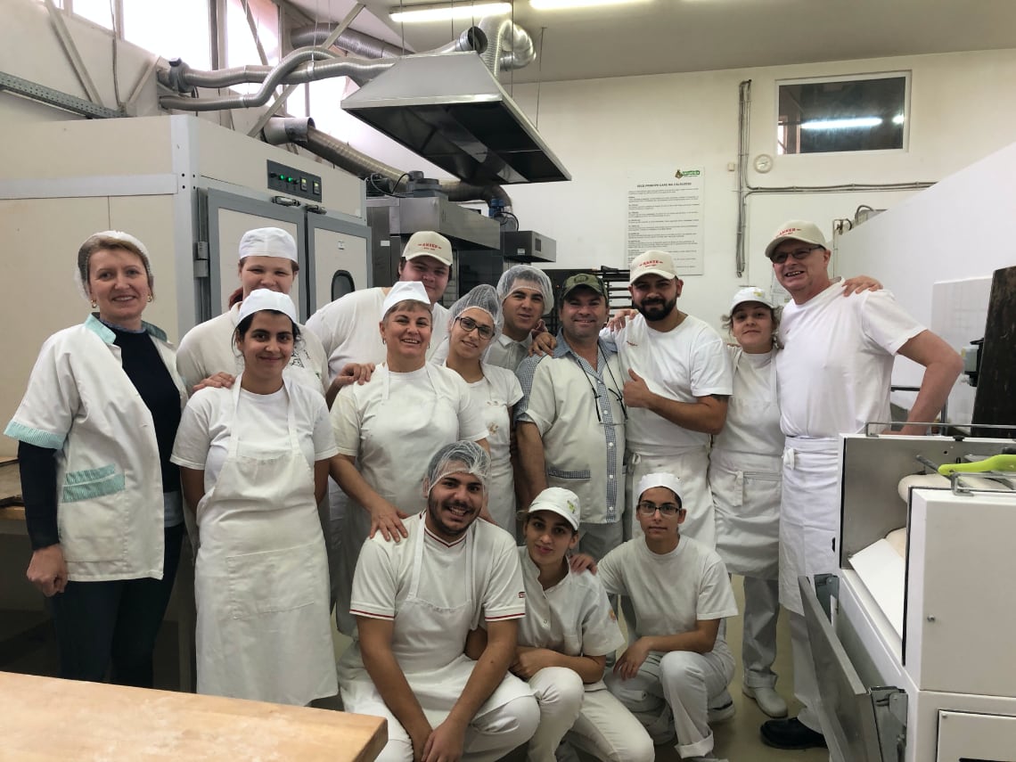 ANKER besuchte die soziale Bäckerei der Organisation CONCORDIA in Rumänien